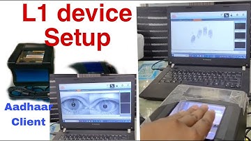 L1 Fingar machine setting setup, aadhar client Aadhar Card client setup device setup 2025