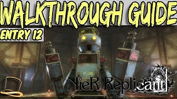 NIER REPLICANT ver. 1.2 - Walkthrough Part 12 - JUNK HEAP AND FOREST OF MYTGH FRAGMENTS [4K 60FPS]