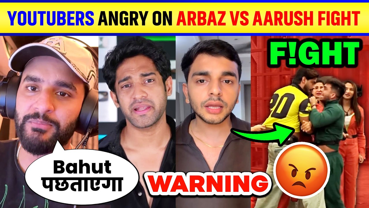 OMG! Youtubers Warning to Arbaz Shaikh on Aarush Fight |  Fukra, Thugesh, Laila, Jaggi | News Man