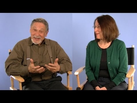 George and Linda Pransky sitting in chairs. 