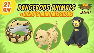 Dangerous Animals (Part 3/3)  Junior Rangers and Hero's Animals Adventure | Leo the Wildlife Ranger