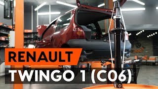 Cum schimb Set amortizoare RENAULT TWINGO I (C06_) - tutoriale video