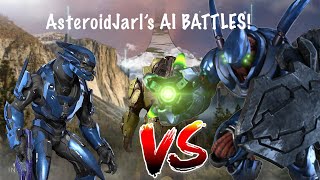 ELITES VS HUNTERS! Halo Infinite AI forge battle