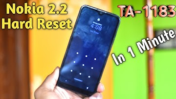How to Hard Reset Nokia 2.2  // Nokia 2.2 hardreset in 1 minute // Nokia TA-1183 Hard reset 2023