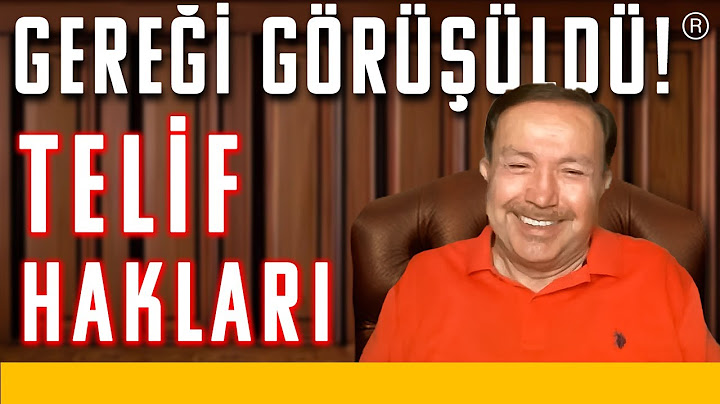Telif Hakları - Gereği Görüşüldü! - Avukat Oğuz Müftüoğlu - B04