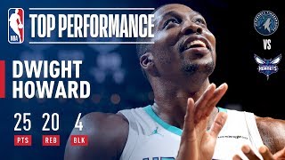 Dwight Howard's 25 and 20 Leads Hornets Over T-Wolves | November 20, 2017