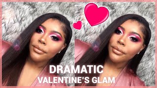 DRAMATIC AF VALENTINE’S DAY GLAM 💕 | Serena Nicole