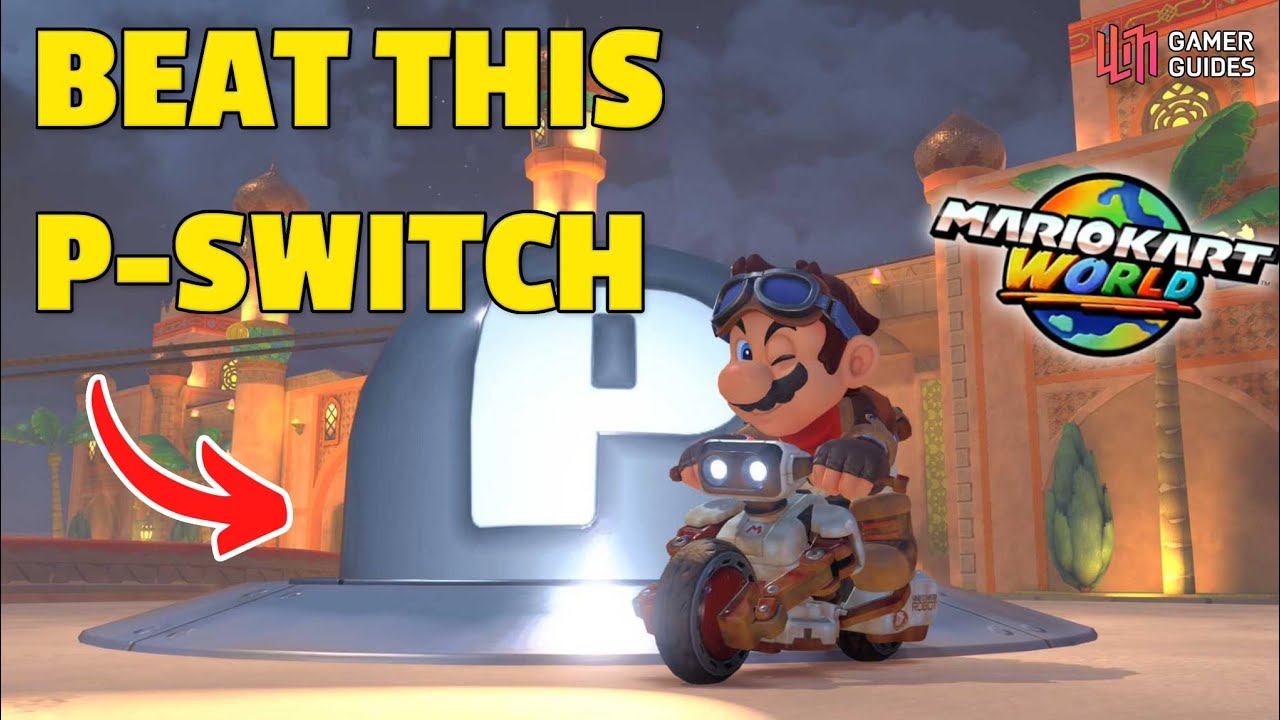 Mario Kart World: How to beat Take A Tricky Tour Through Shy Guy Bazaar