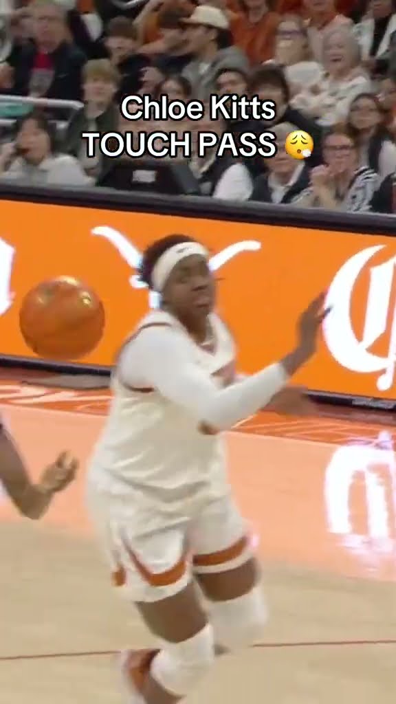 Chloe Kitts with the barely-there assist ?