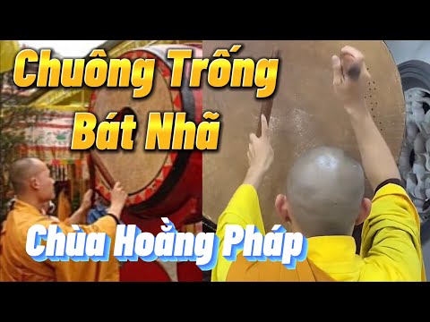 Video Chú tiểu tập đánh chuông trống bát nhã #chuahoangphap - youtube
