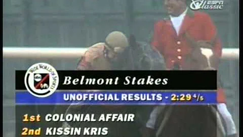 1993 Belmont Stakes - Colonial Affair & Julie Krone