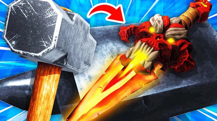 Forging The LEGENDARY SUPER HEATED SWORD In VR (Fu...