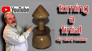 turning a finial for a box