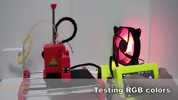 Testing RGB LED using ESP32 with Marlin on MRR ESPA board