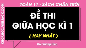Đề thi Giữa học kì 1 | Toán lớp 11 - Chân trời sáng tạo (HAY NHẤT)