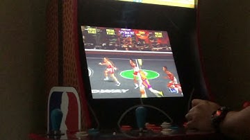 NBA Hangtime Gameplay  Arcade 1up version “where’s our NBA Maximum Hangtime??”