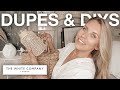 THE WHITE COMPANY DUPES & DIYS ☀️ SUMMER EDITION | HOME DECOR LUXURY ON A BUDGET HOMEWARE HAUL