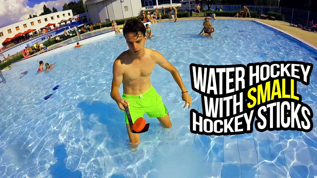 Water Hockey with Small Hockey Sticks YouTube