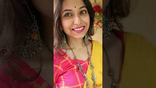 Styling A Yellow Saree | Yellow Jamdani Saree Styling #shorts #stylingshorts #youtubeshorts