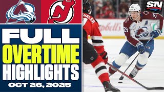 Download lagu Colorado Avalanche at New Jersey Devils | FULL Overtime Highlights - Oct 26, 2025