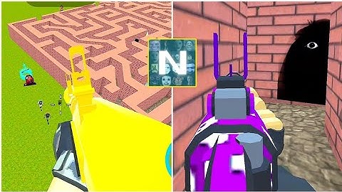 Nextbots Sandbox in Backrooms Shooter Gameplay , Sandbox Android Games  ios Walkthrough Simulator