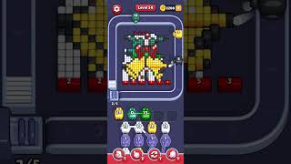 Pixel Flow Level 54 Very Hard Level Walkthrough