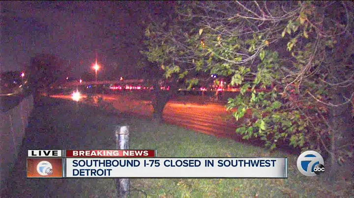 Southbound I-75 closed in southwest Detroit