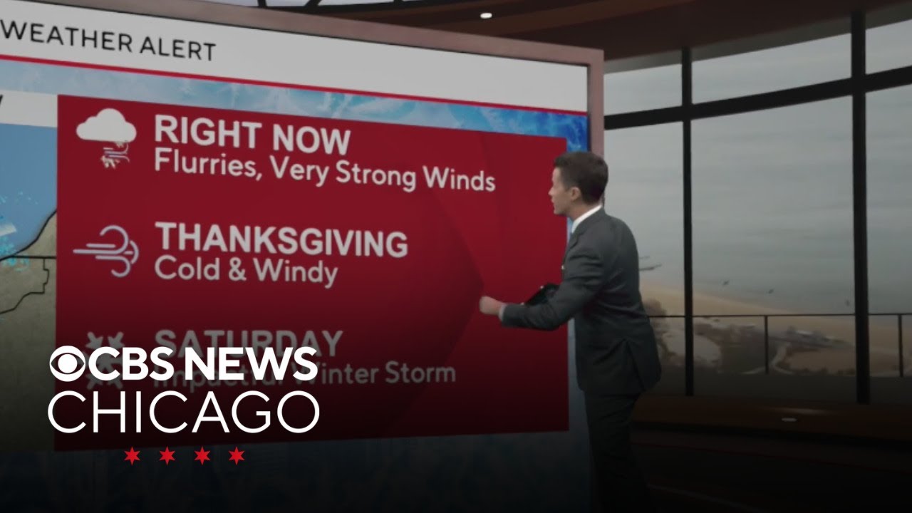 Wind advisory in Chicago on Wednesday - YouTube