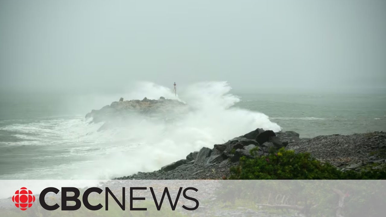 Lee's Wind, Waves Whip Up Sea Foam In Nova Scotia - Videos from