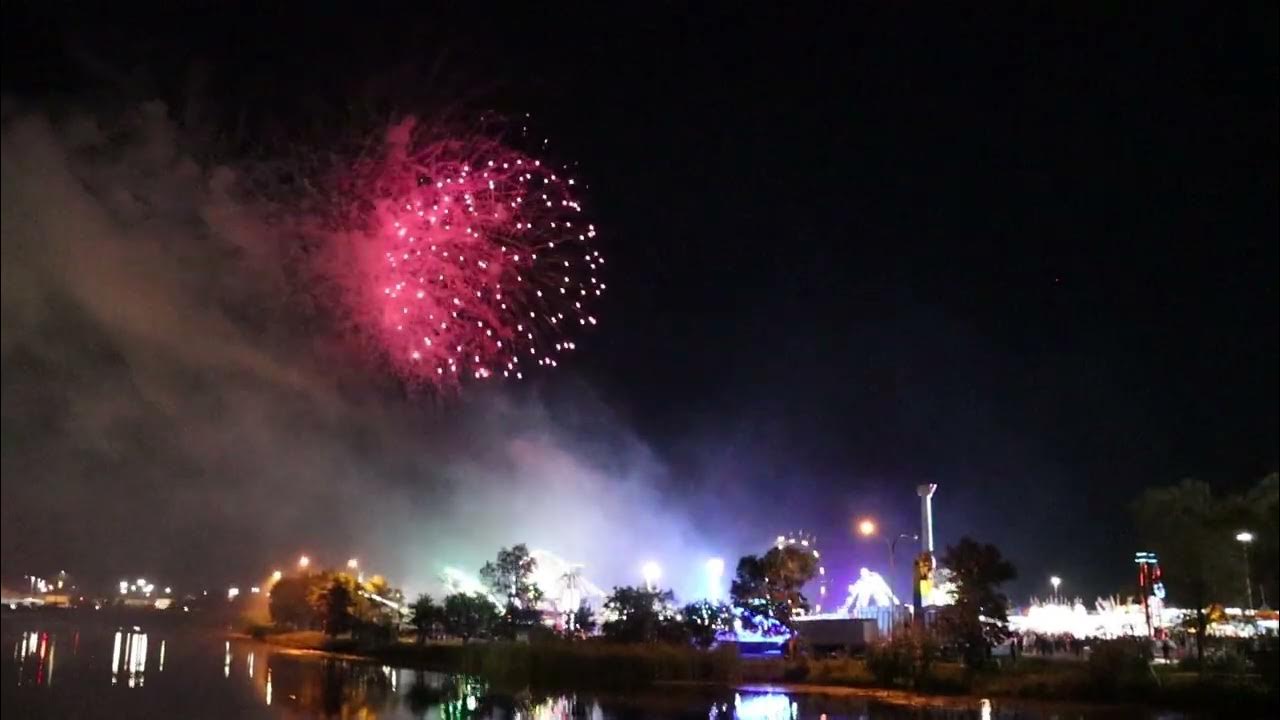 B02 Thunder Bay CLE Fair Firework Show 2022 YouTube