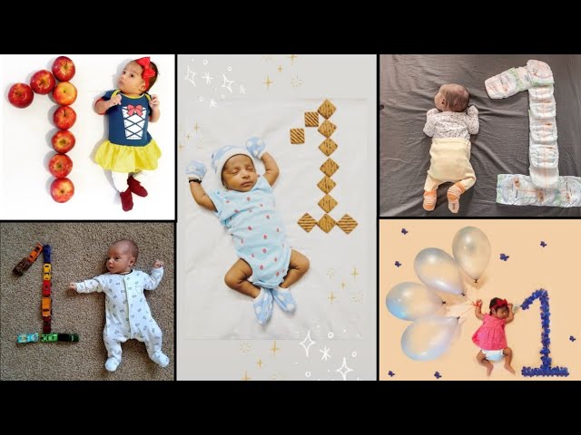 Baby Photoshoot Ideas for Baby Boy and Baby Girl at Home