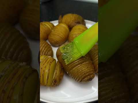 Картошка-гармошкой в духовке #food  #cooking #recipe