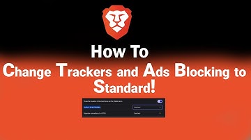 How to Change Trackers and Ads Blocking to Standard on Brave [NEW]