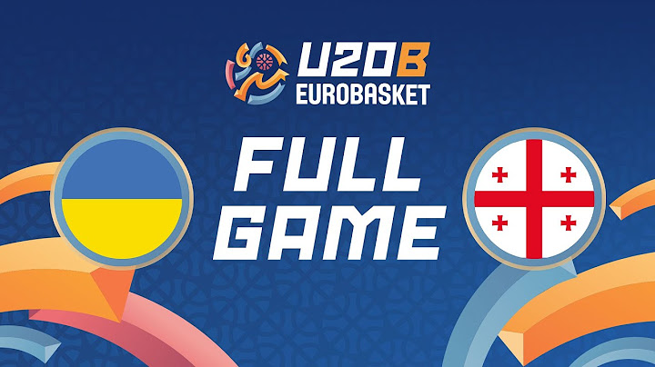 Quarter-Finals | Ukraine v Georgia | Full Basketball Game | FIBA U20 EuroBasket 2024 Division B