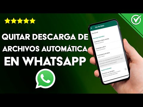 Cómo desactivar la descarga de archivos automática en WHATSAPP - Configura tu almacenamiento