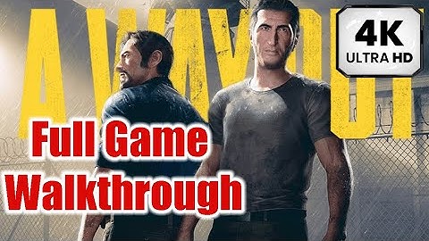 A Way Out -Full Walkthrough Gameplay [ PC @ 4K x 60FPS Ultrawide ]
