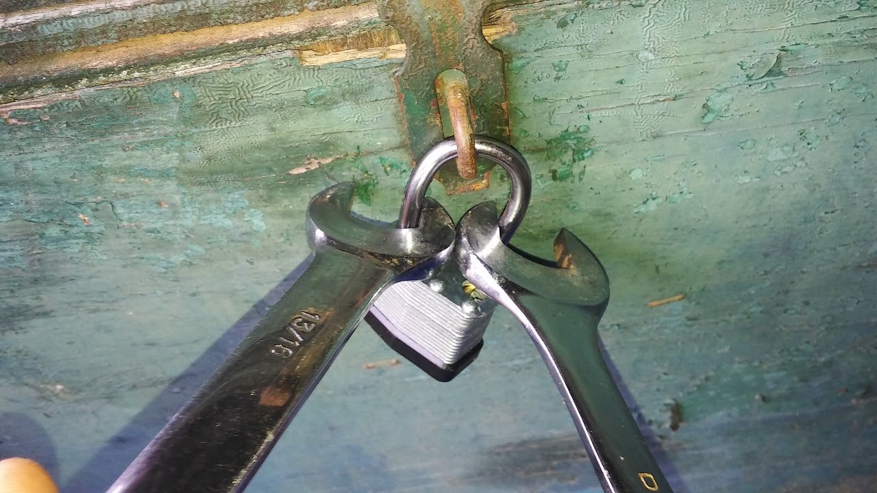 How To Break A Padlock - Fastest, Easiest Way - YouTube
