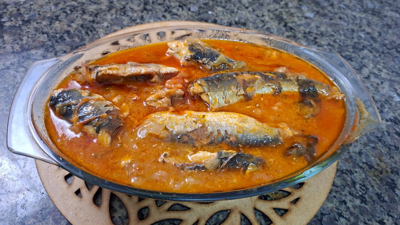 Sardinha na panela de pressão 