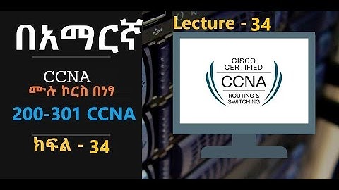 ኔትዎርክ #34 OSPF Routing Protocol DR(Designated Router) and BDR (Backup Designated Router) in Amharic