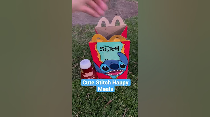 NEW Stitch Happy Meals from McDonalds! #shorts