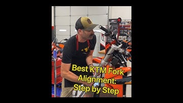 Best KTM Fork Alignment: Step by Step!