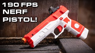 ZWQ S200s Viper: 190fps Nerf Pistol After Modding!