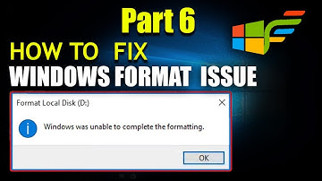 How To Fix Windows 10 SSD Formatting Issue | Windows was unable to complete the format 100% Solved