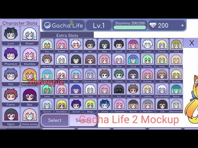 GACHA LIFE 2 - 300 CHARACTER SLOTS! 