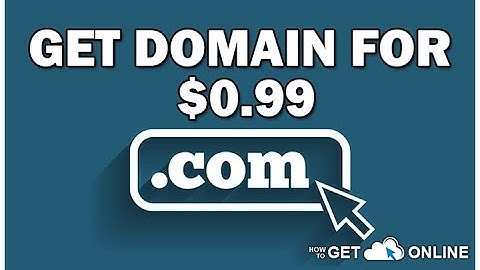 HOW TO GET.COM FOR ONLY $0.99 IN GODADDY CHEEP REGISTRATION