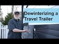 Dewinterizing a Travel Trailer