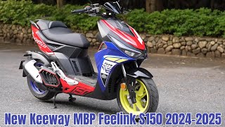 150 cc Water Cooled Engine | Fuel Tank 7.8 L | New Keeway MBP Feelink S150 2024-2025