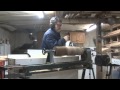 Floating Router Lathe Copier Carving a bat out of a BIG STICK video 1 Floating Router Lathe Copier Carving a bat out of a BIG STICK video 1