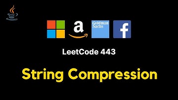 443. String Compression - JAVA (Detailed explanation + Coding)