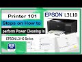 How to Maintain your Epson L3110 Printer (Power Cleaning)